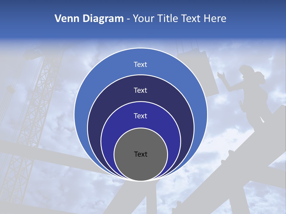 A Couple Of People Standing On Top Of A Construction Site PowerPoint Template