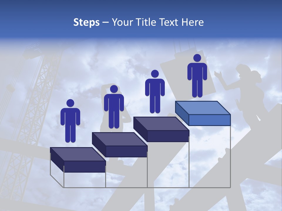 A Couple Of People Standing On Top Of A Construction Site PowerPoint Template