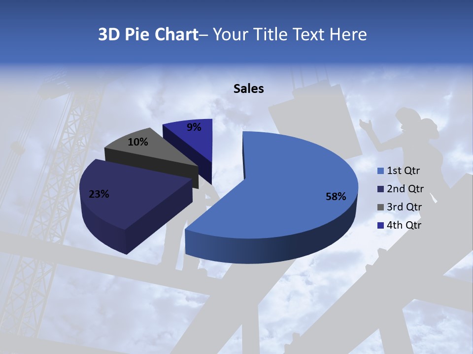 A Couple Of People Standing On Top Of A Construction Site PowerPoint Template