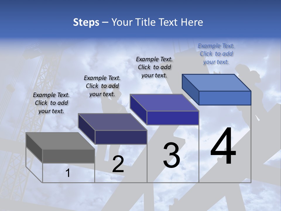A Couple Of People Standing On Top Of A Construction Site PowerPoint Template