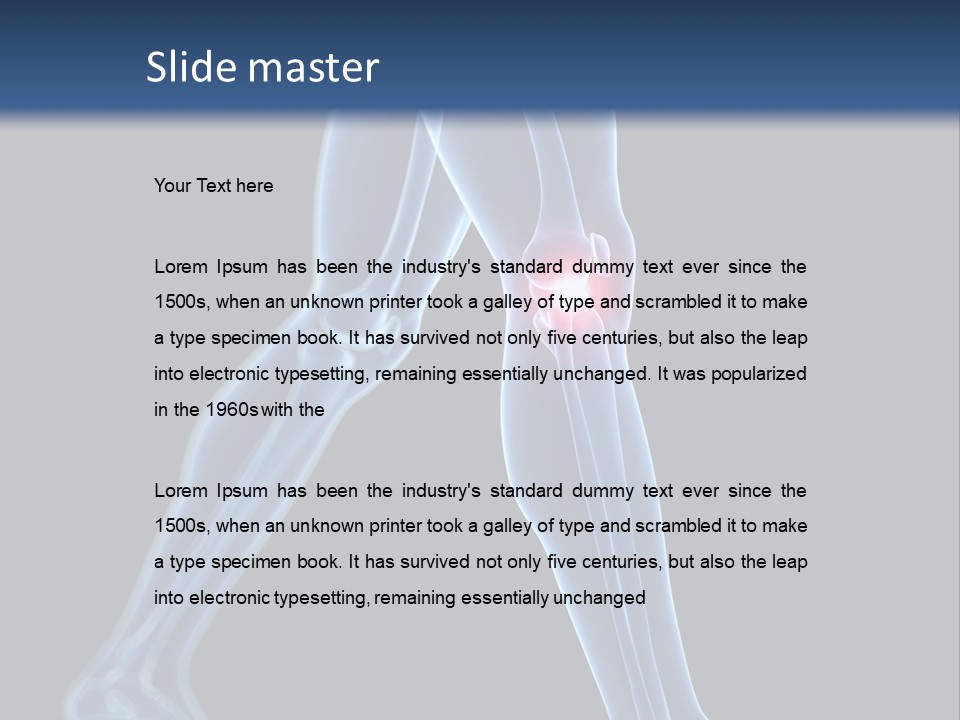 Medical Sports Isolated PowerPoint Template