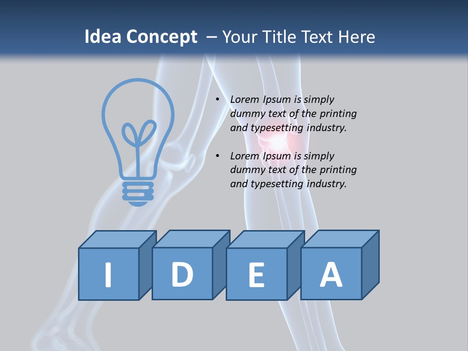 Medical Sports Isolated PowerPoint Template