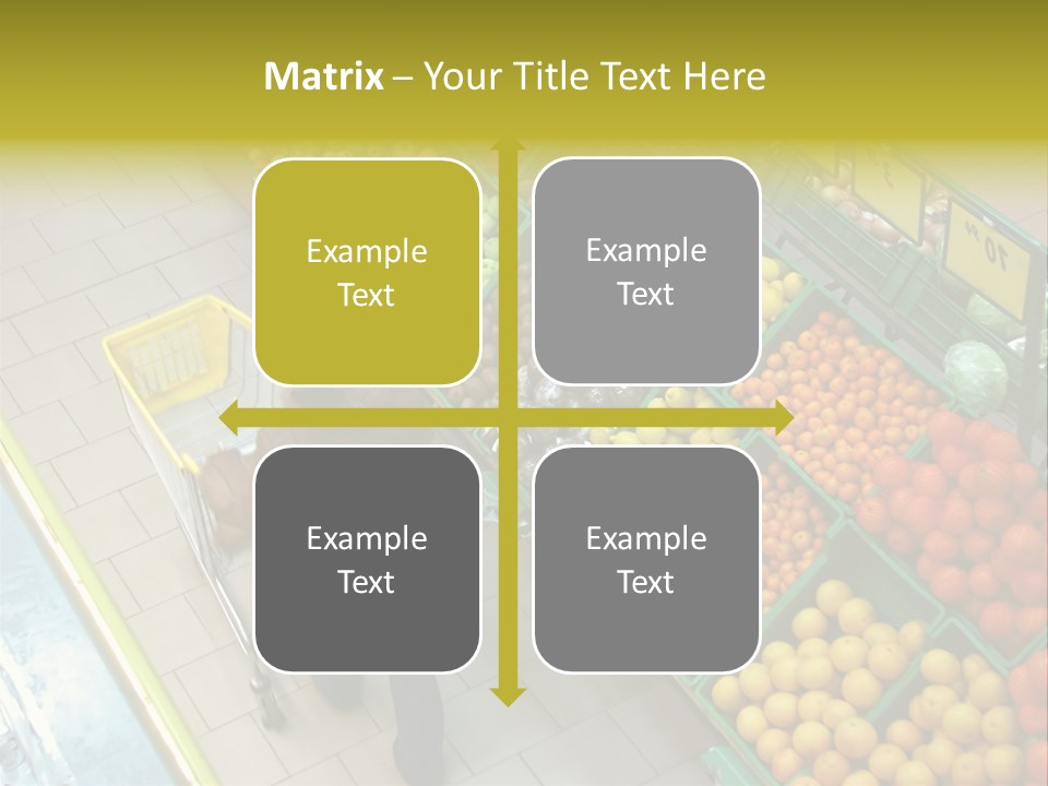 Choosing Healthy Vegetables PowerPoint Template
