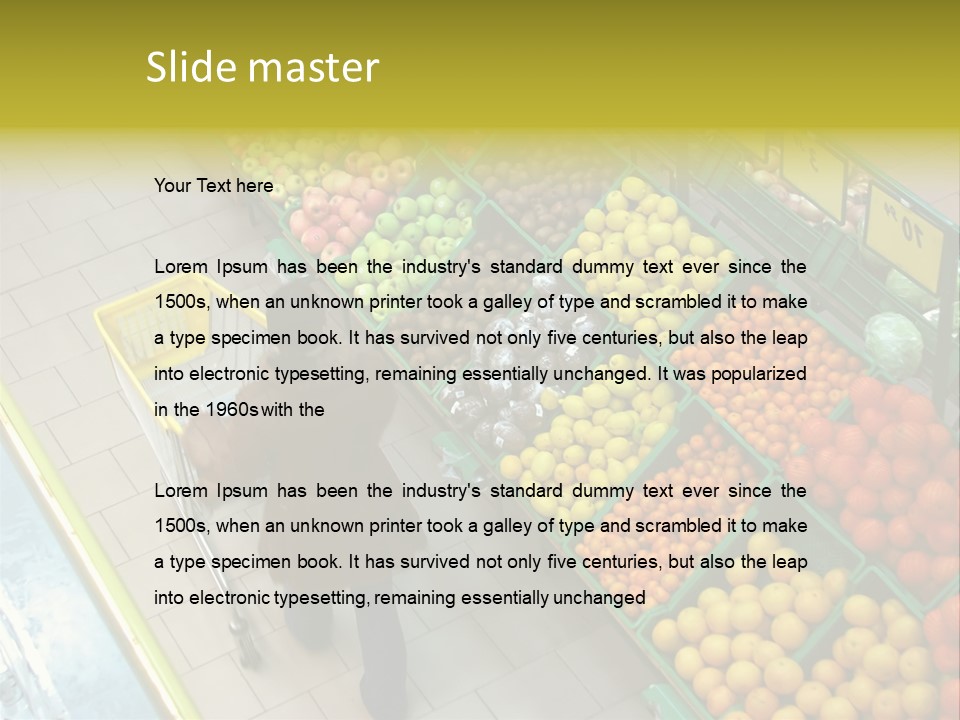 Choosing Healthy Vegetables PowerPoint Template