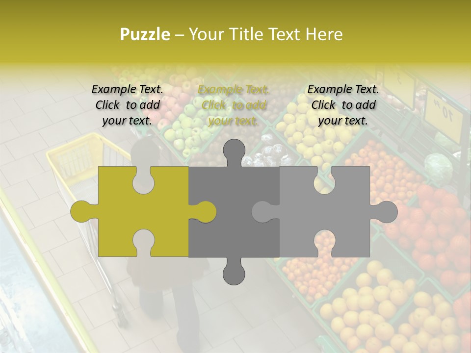 Choosing Healthy Vegetables PowerPoint Template