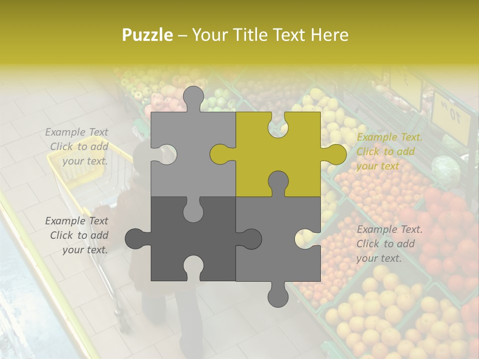 Choosing Healthy Vegetables PowerPoint Template