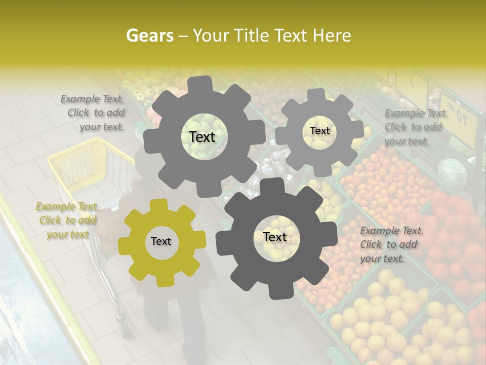 Choosing Healthy Vegetables PowerPoint Template