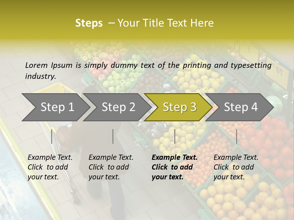 Choosing Healthy Vegetables PowerPoint Template