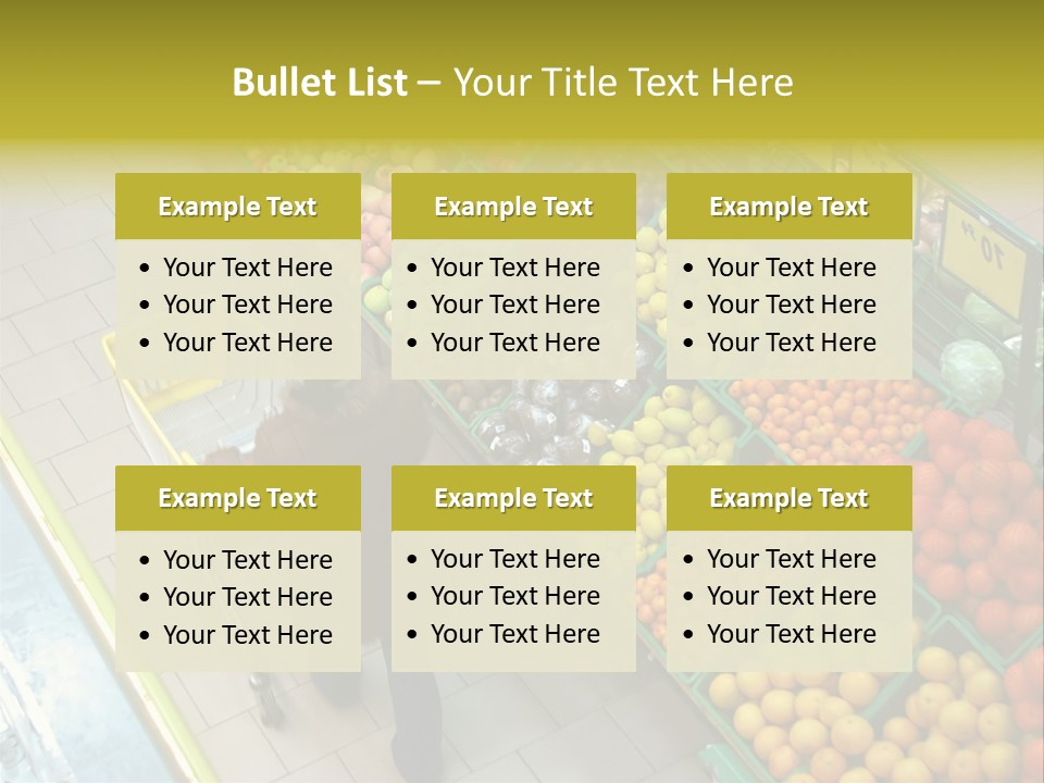 Choosing Healthy Vegetables PowerPoint Template