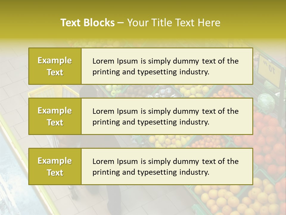 Choosing Healthy Vegetables PowerPoint Template