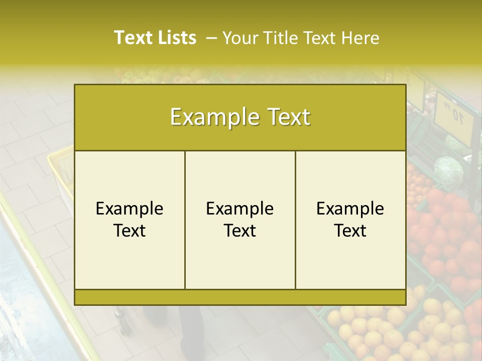 Choosing Healthy Vegetables PowerPoint Template
