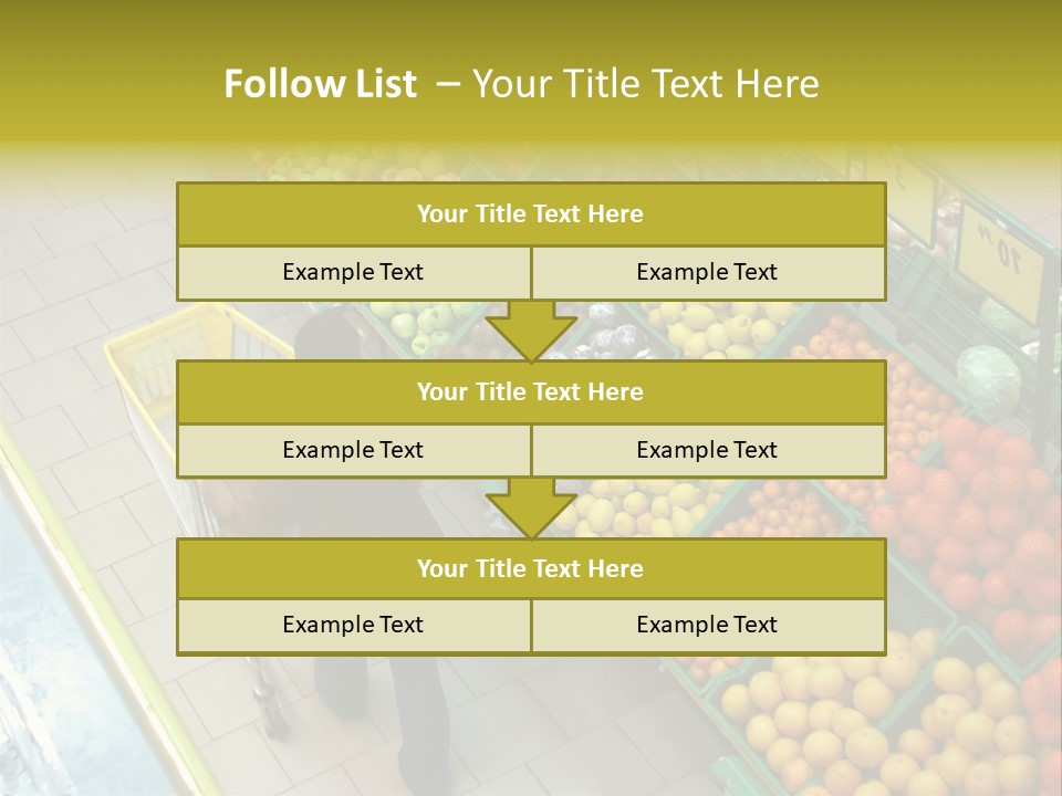 Choosing Healthy Vegetables PowerPoint Template
