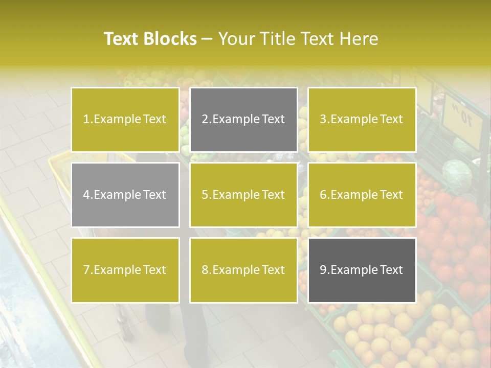 Choosing Healthy Vegetables PowerPoint Template