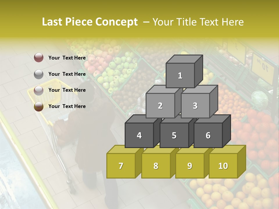 Choosing Healthy Vegetables PowerPoint Template