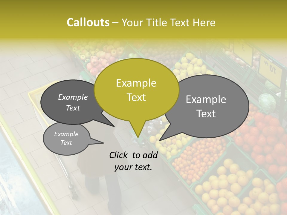 Choosing Healthy Vegetables PowerPoint Template