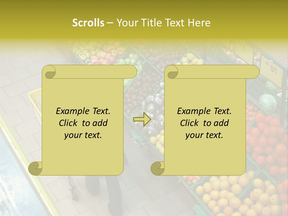 Choosing Healthy Vegetables PowerPoint Template