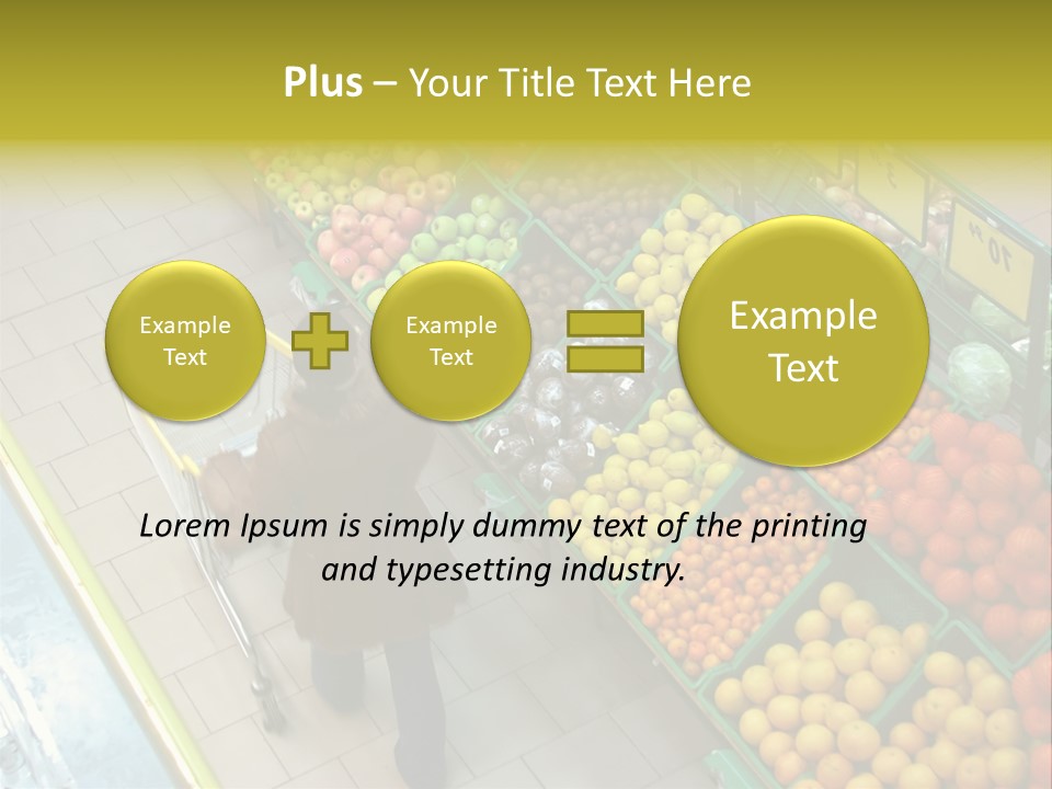 Choosing Healthy Vegetables PowerPoint Template