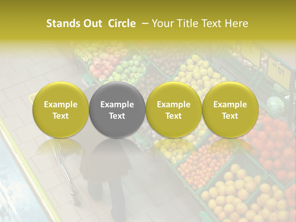 Choosing Healthy Vegetables PowerPoint Template
