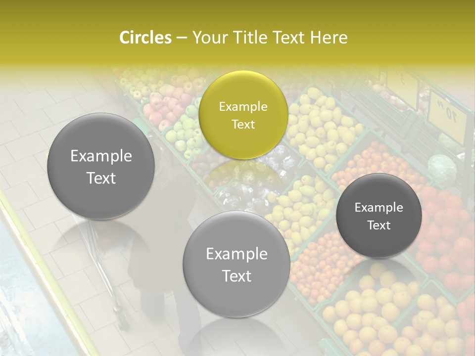 Choosing Healthy Vegetables PowerPoint Template