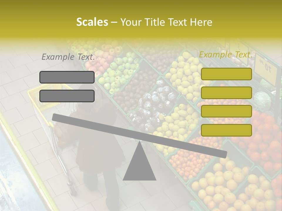 Choosing Healthy Vegetables PowerPoint Template