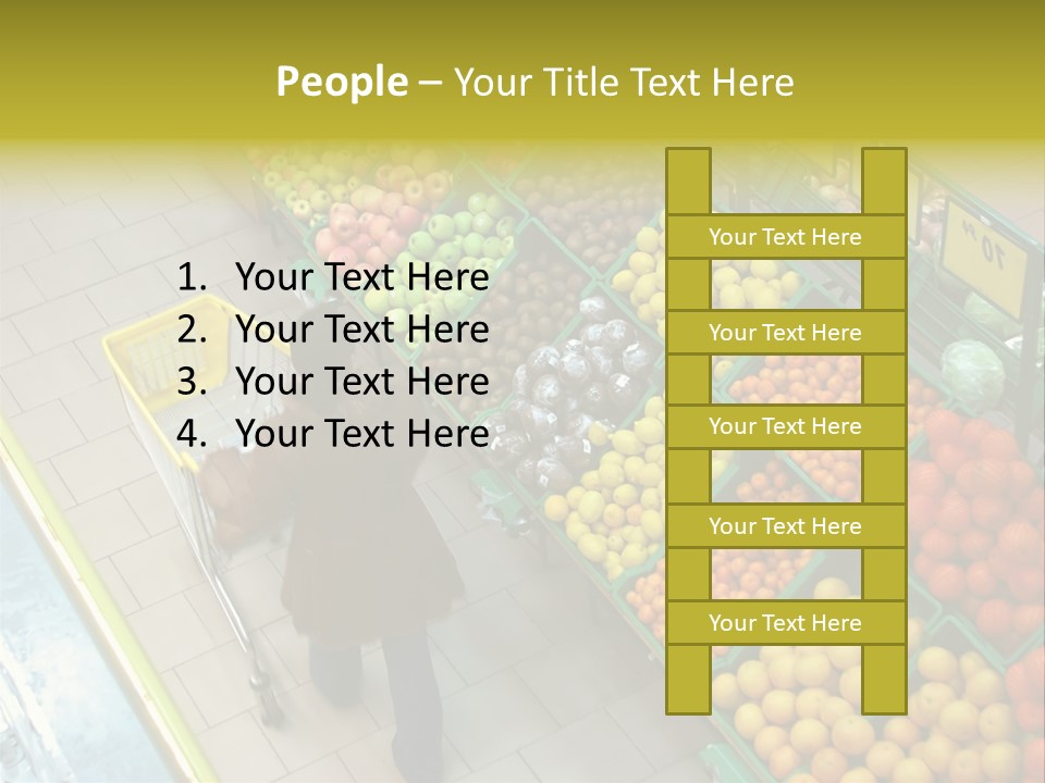 Choosing Healthy Vegetables PowerPoint Template