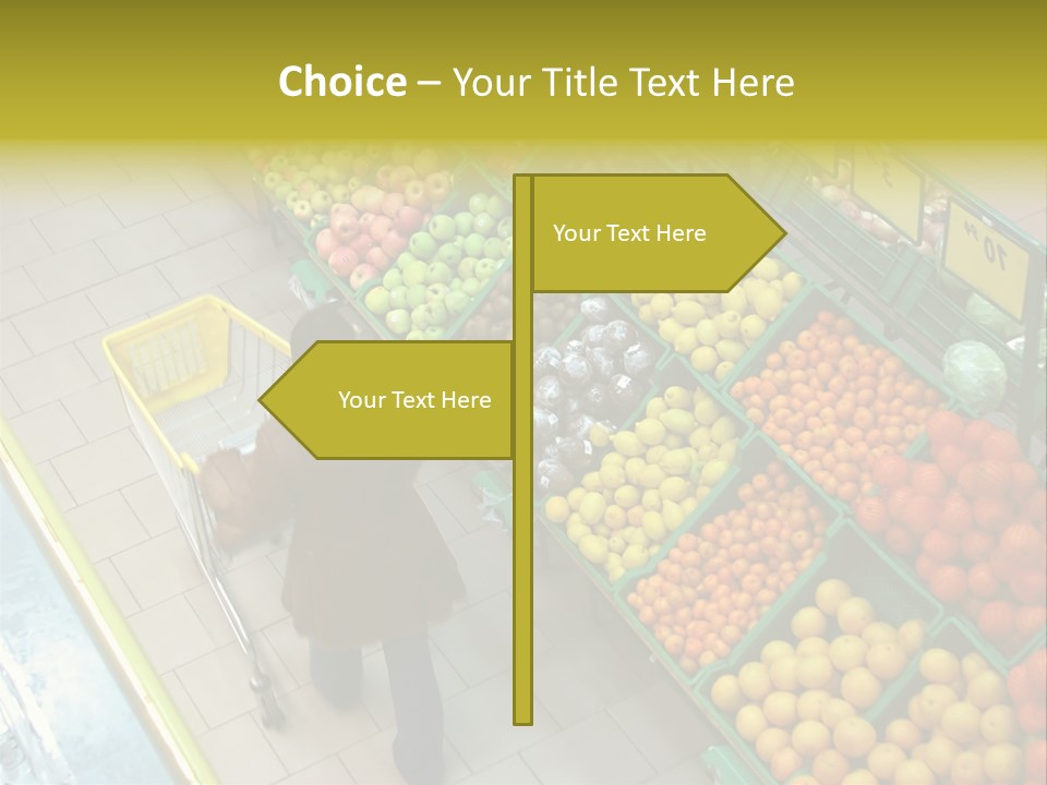 Choosing Healthy Vegetables PowerPoint Template
