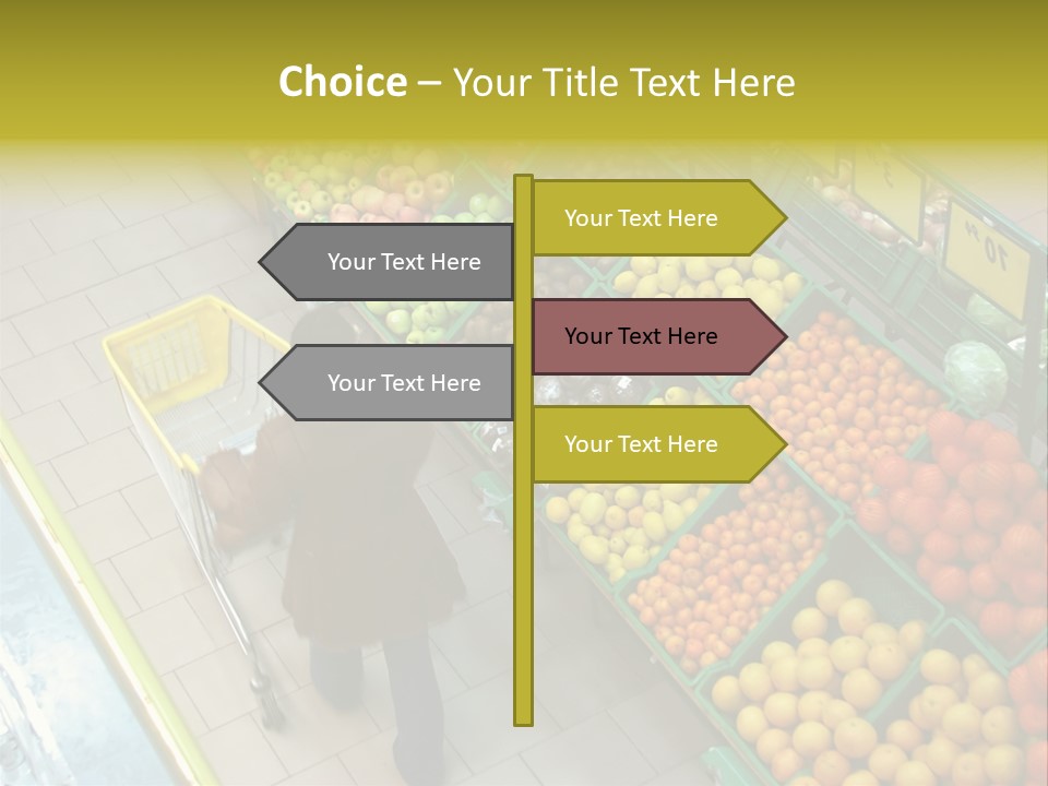 Choosing Healthy Vegetables PowerPoint Template