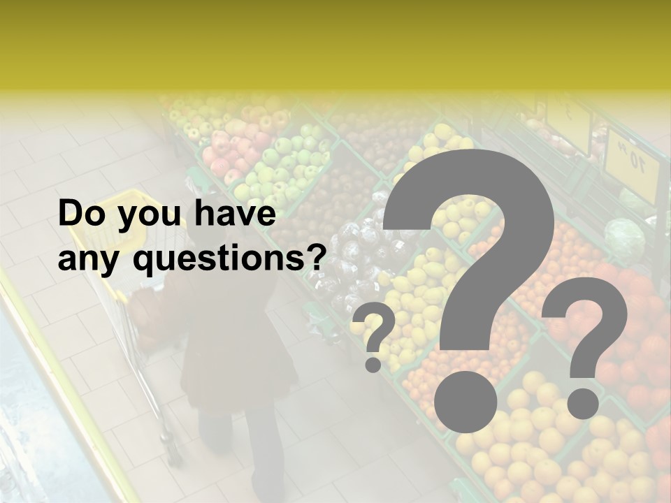 Choosing Healthy Vegetables PowerPoint Template