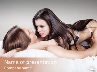 Two Couple Male PowerPoint Template