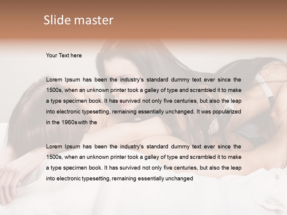 Two Couple Male PowerPoint Template