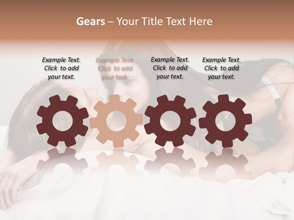 Two Couple Male PowerPoint Template