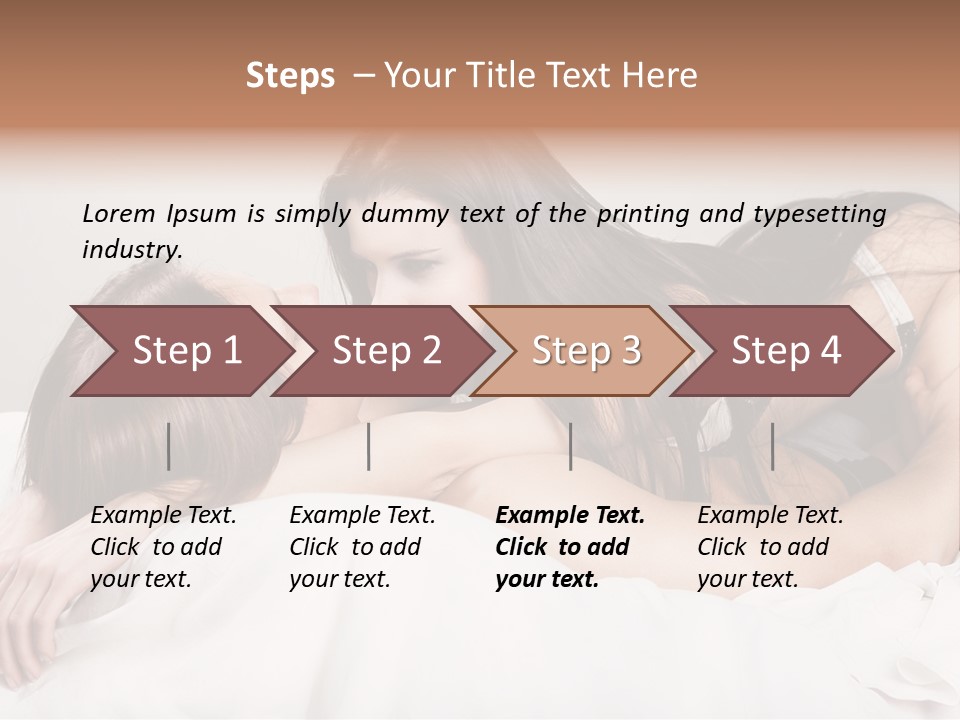 Two Couple Male PowerPoint Template
