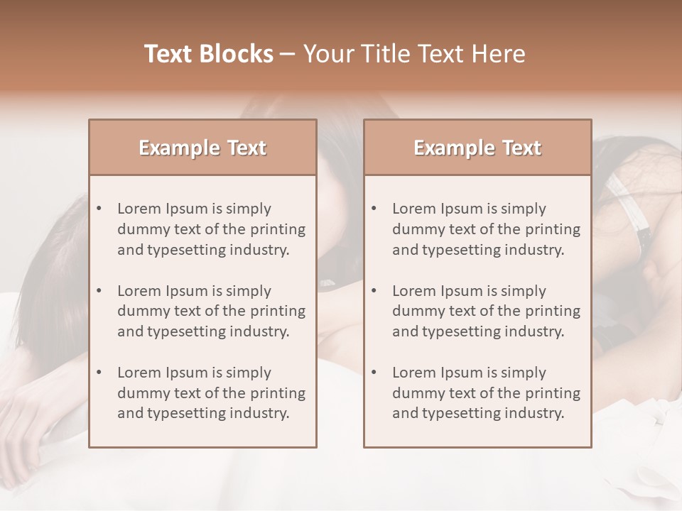 Two Couple Male PowerPoint Template