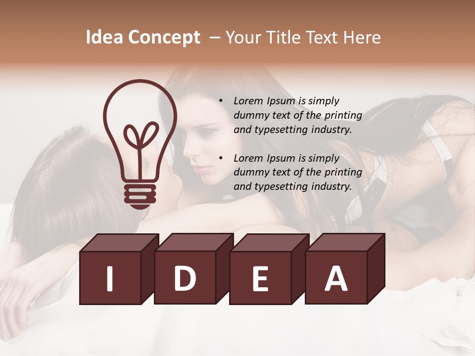 Two Couple Male PowerPoint Template