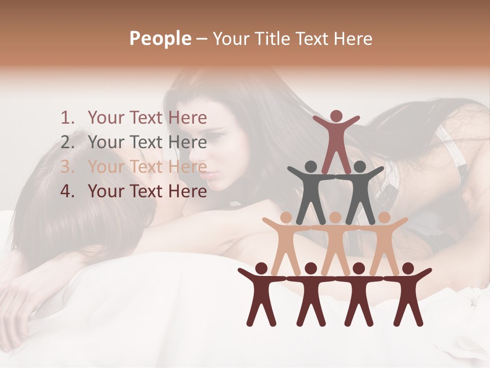 Two Couple Male PowerPoint Template