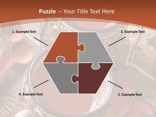 Metal Natural Hot Drink PowerPoint Template