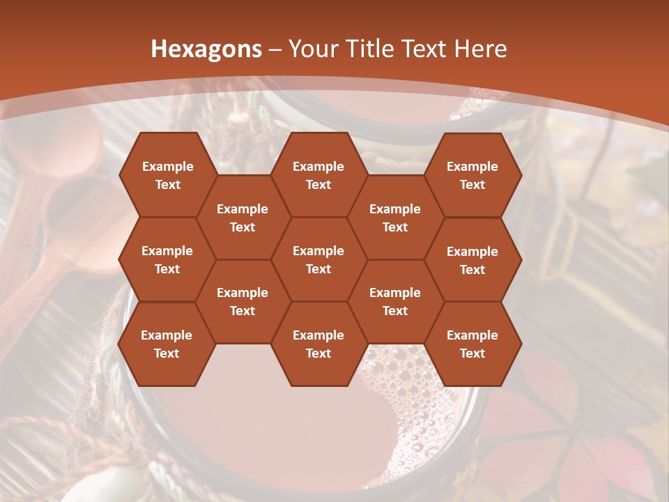 Metal Natural Hot Drink PowerPoint Template
