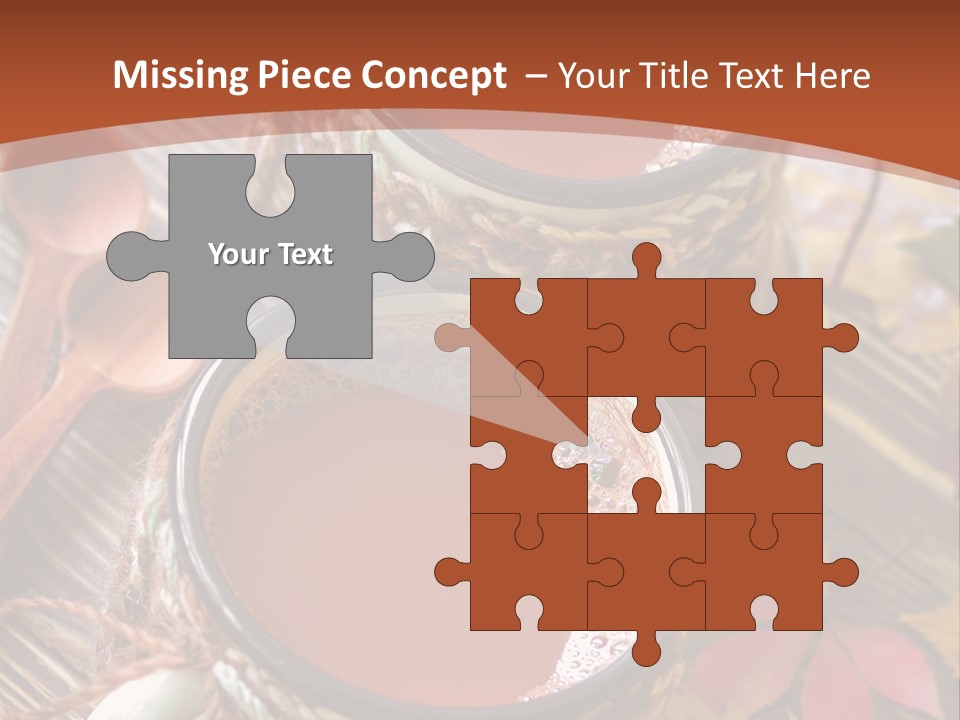 Metal Natural Hot Drink PowerPoint Template