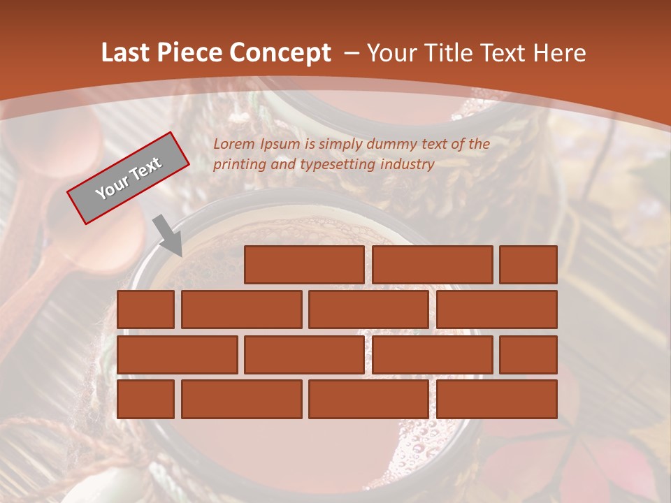 Metal Natural Hot Drink PowerPoint Template