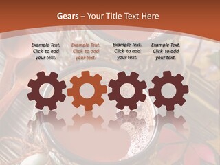 Metal Natural Hot Drink PowerPoint Template