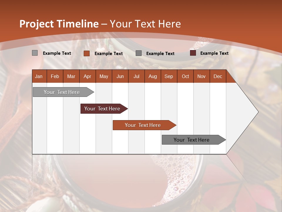 Metal Natural Hot Drink PowerPoint Template