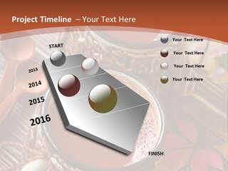 Metal Natural Hot Drink PowerPoint Template