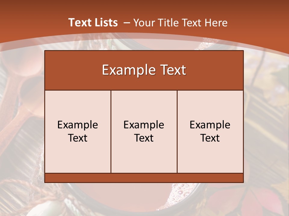 Metal Natural Hot Drink PowerPoint Template