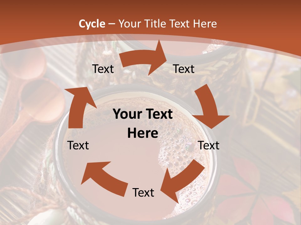 Metal Natural Hot Drink PowerPoint Template