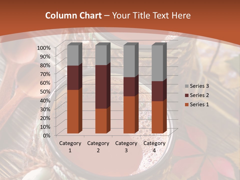 Metal Natural Hot Drink PowerPoint Template