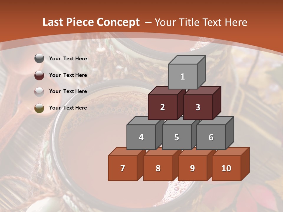 Metal Natural Hot Drink PowerPoint Template