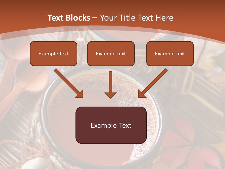 Metal Natural Hot Drink PowerPoint Template
