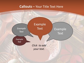 Metal Natural Hot Drink PowerPoint Template