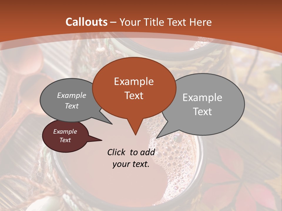 Metal Natural Hot Drink PowerPoint Template