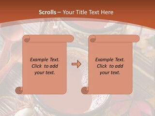 Metal Natural Hot Drink PowerPoint Template